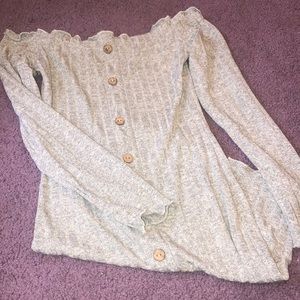 Off-the-shoulder dress